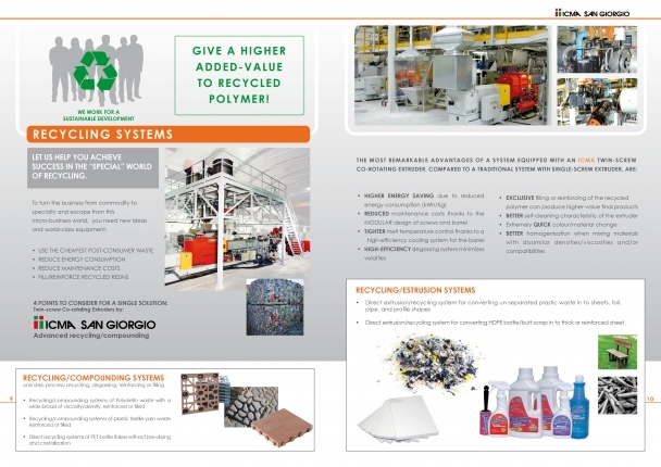 Co-rotating extruders for advanced recycling